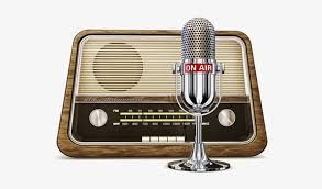 Radio and studio microphone graphic